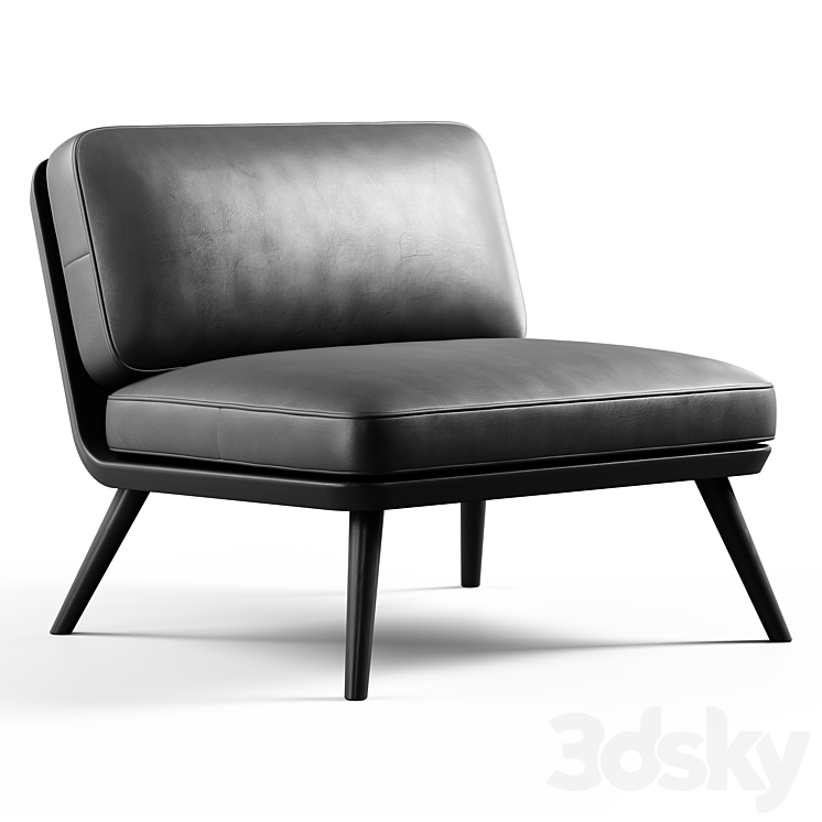 Fredericia – Spine Lounge Suite Chair 3DS Max Model - thumbnail 3