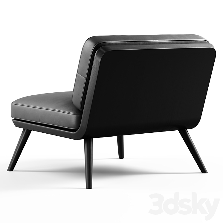 Fredericia – Spine Lounge Suite Chair 3DS Max - thumbnail 2