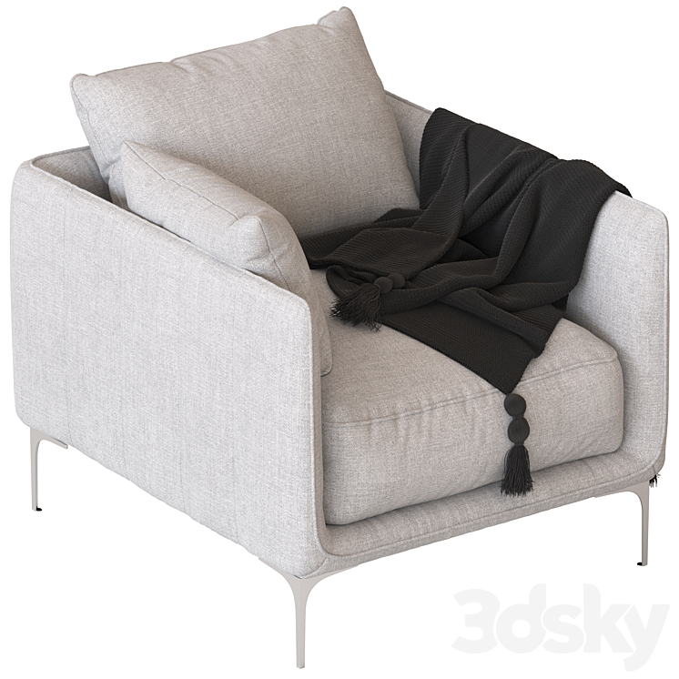 Freedom Andrea Armchair 3DS Max - thumbnail 2