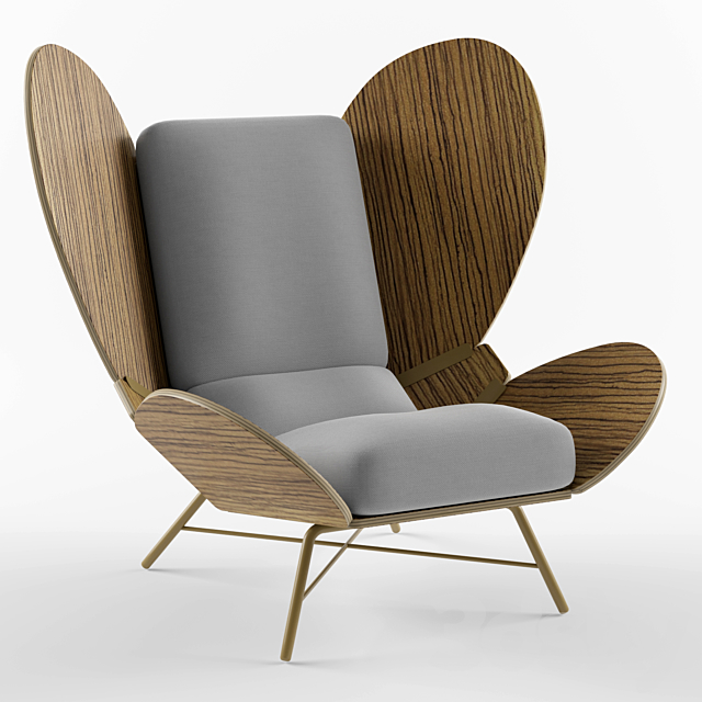 Freewing Lounge Chair 3DSMax File - thumbnail 3