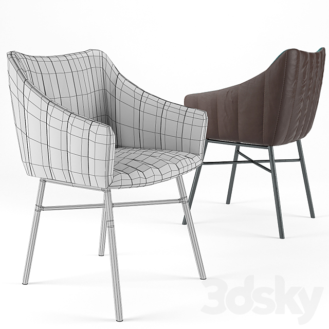 FREIFRAU _ RUBIE Armchair 3DSMax File - thumbnail 2