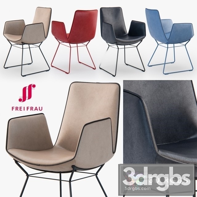 Freifrau Amelie Armchair Basic 3dsmax Download - thumbnail 1