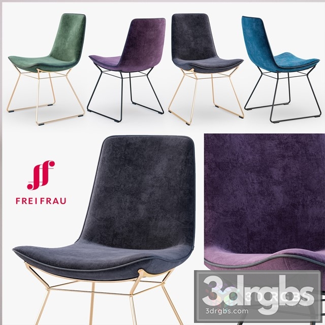 Freifrau Amelie Chair Basic 3dsmax Download - thumbnail 1