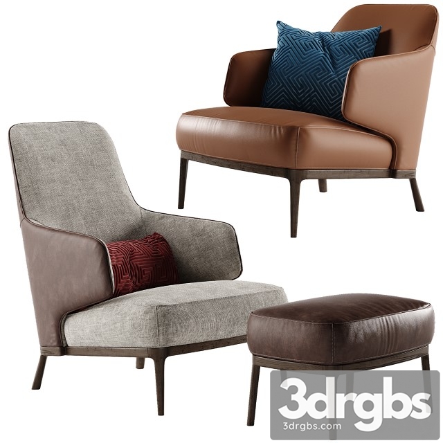 Frigerio Salotti Amanda Armchair 3dsmax Download - thumbnail 1