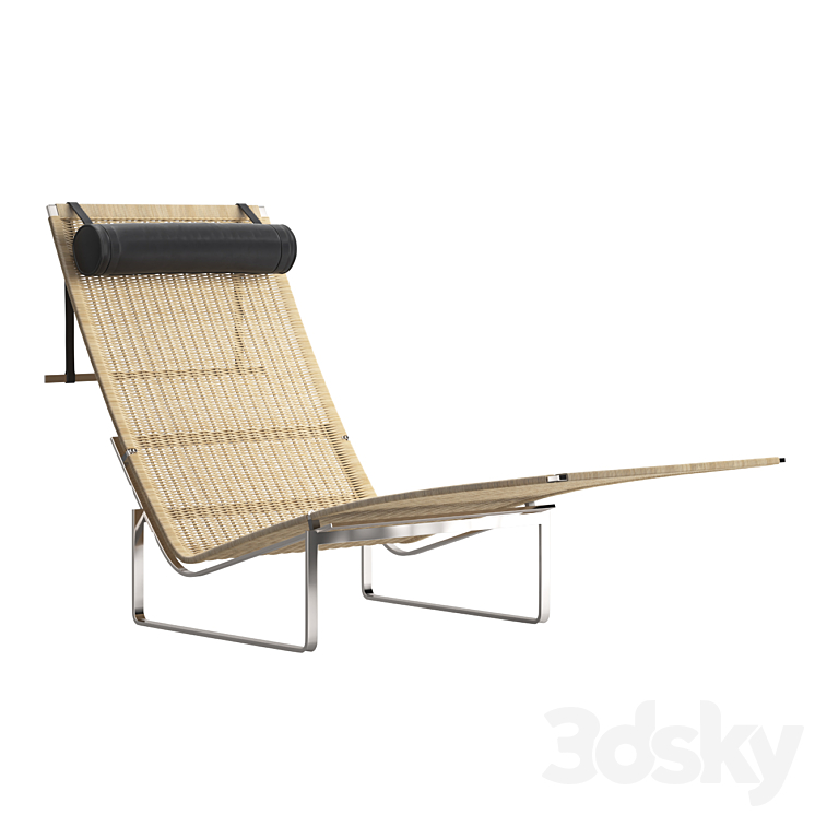 Fritz Hansen PK24 Lounge Chair 3DS Max Model - thumbnail 1