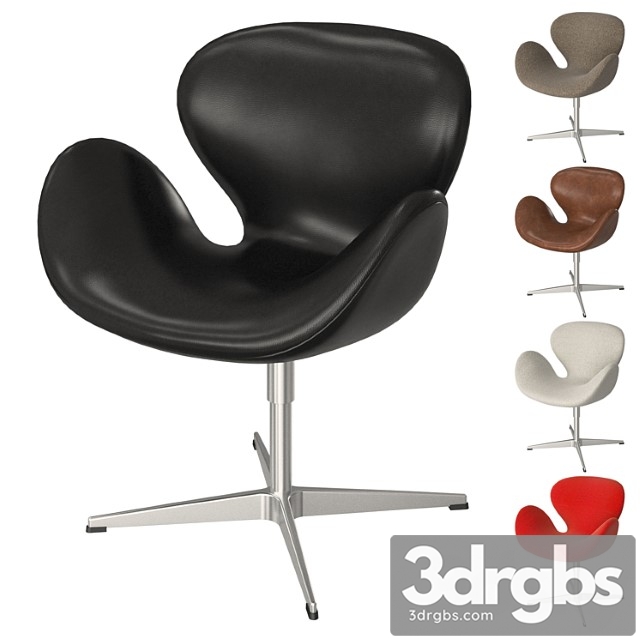 Fritz Hansen Swan 1 3dsmax Download - thumbnail 1