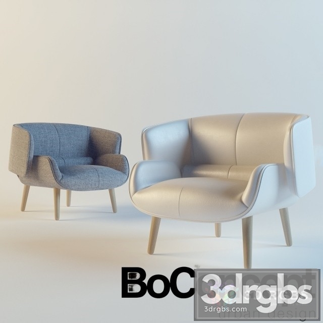 Fusion Boconcept Armchair 3dsmax Download - thumbnail 1