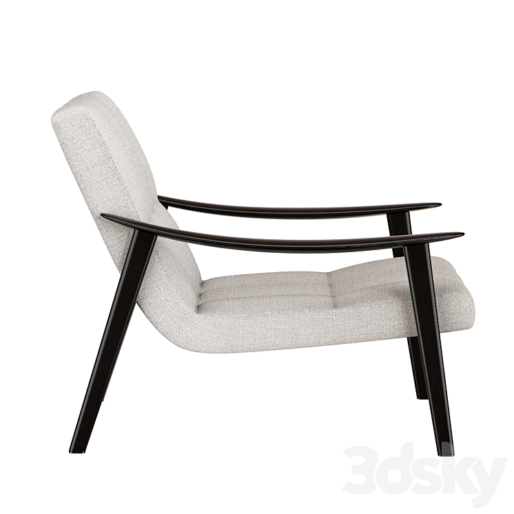 FYNN armchair by minotti 3DS Max - thumbnail 2