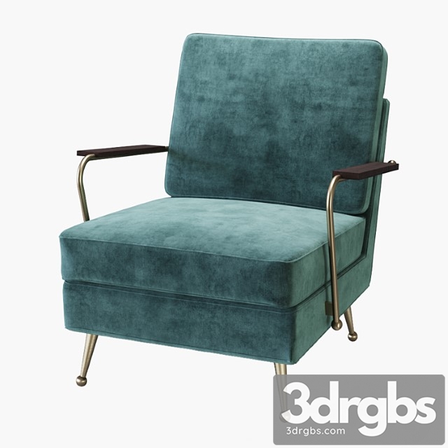 Gamble Armchair 3dsmax Download - thumbnail 1