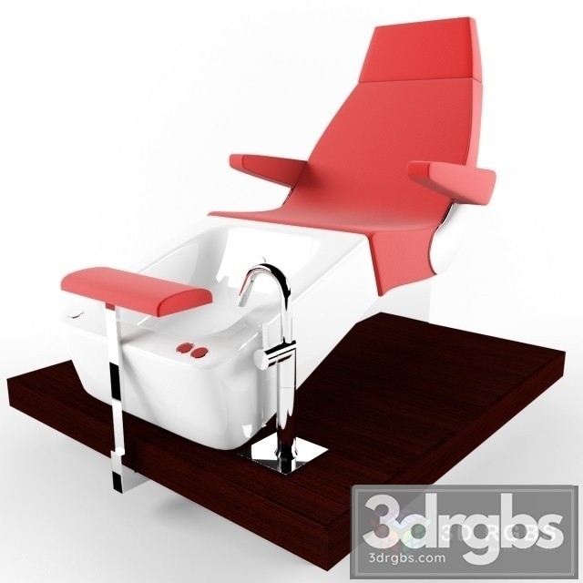 Gamma Bross Salon Chair 3dsmax Download - thumbnail 1