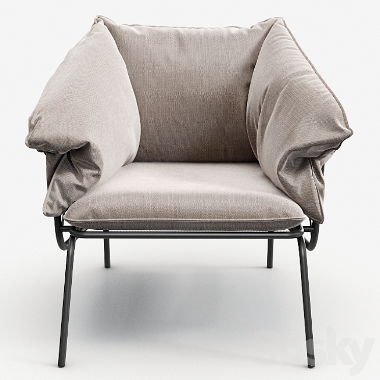 Garda Ataman Mesh Armchair 3DS Max - thumbnail 2