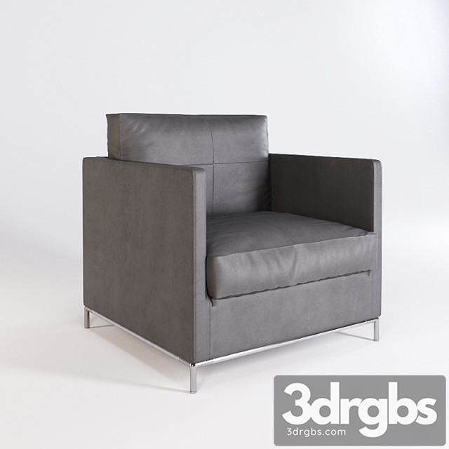 George Armchair B B 3dsmax Download - thumbnail 1