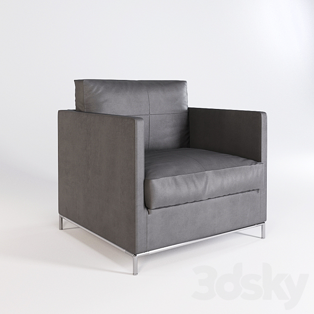 George Armchair B & B 3DSMax File - thumbnail 1