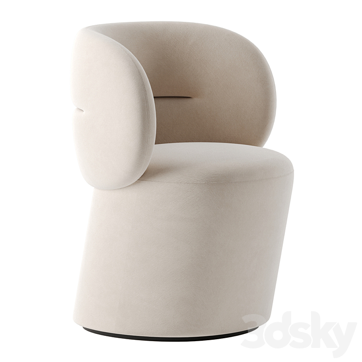 Getlucky Chair by Moroso 3DS Max Model - thumbnail 1