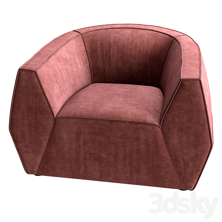 Ghidini1961 Infinito Armchair 3DS Max Model - thumbnail 2