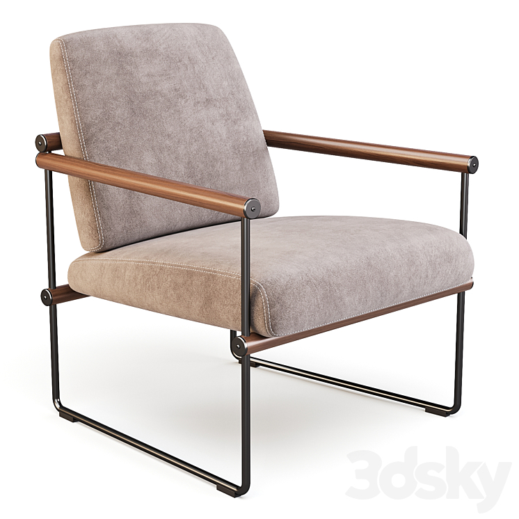 Ghyczy: Audrey S12 – ArmChair 3DS Max Model - thumbnail 1