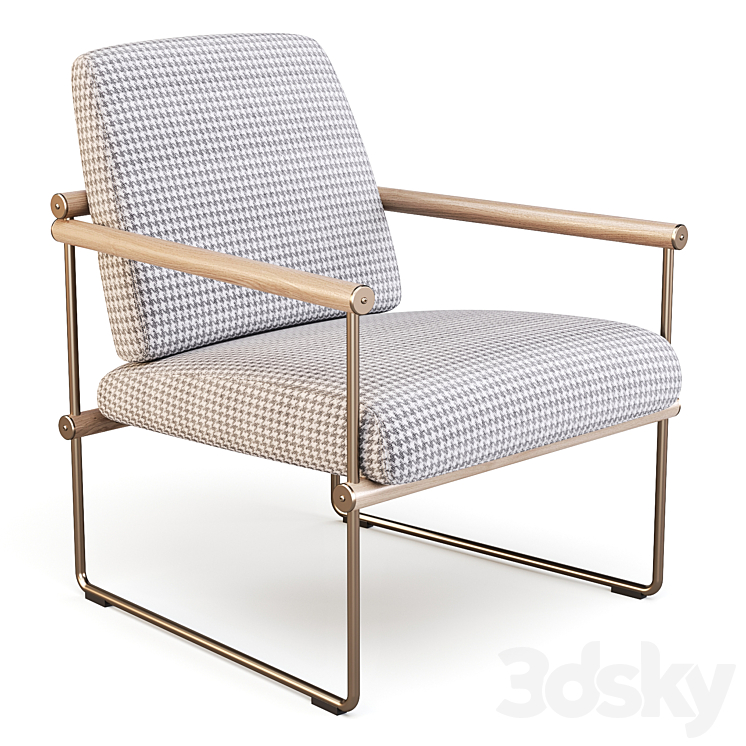 Ghyczy: Audrey S12 – ArmChair 3DS Max Model - thumbnail 2