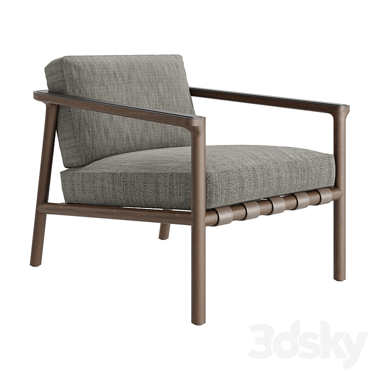 Gillis armchair 3DS Max - thumbnail 1