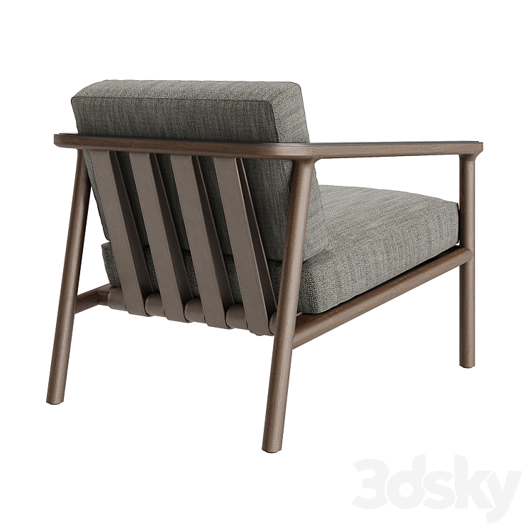 Gillis armchair 3DS Max - thumbnail 2