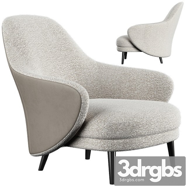 Gina Armchair Konyshev 3dsmax Download - thumbnail 1