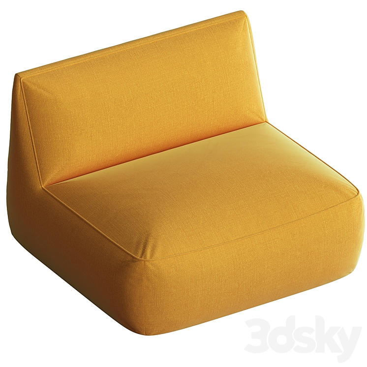 Ginosa Armchair 3DS Max - thumbnail 2