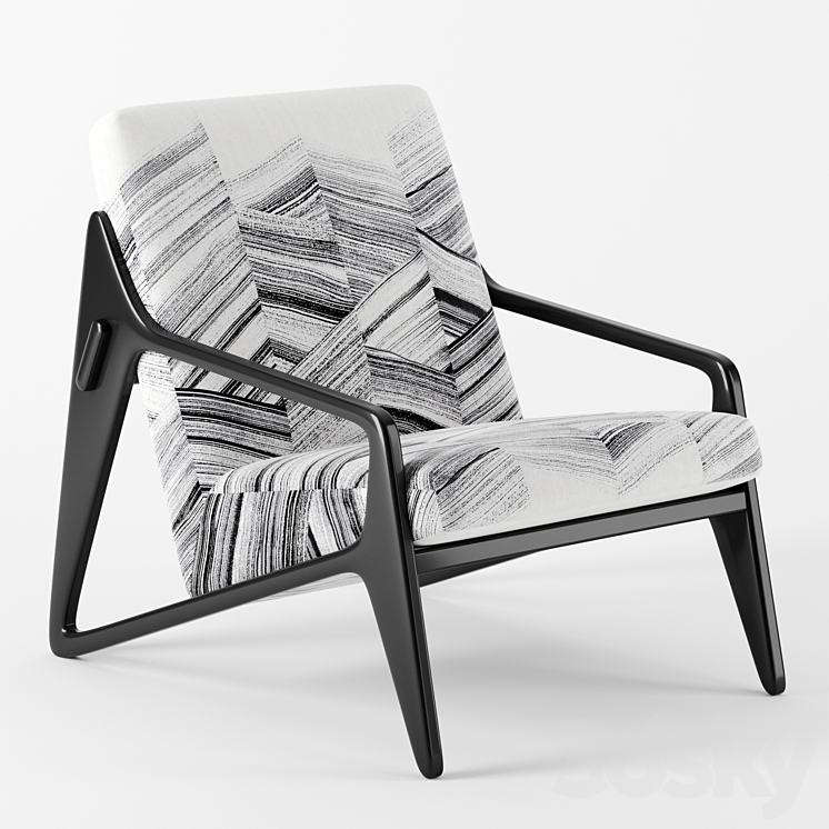 Gio chair by HC28 Cosmo 3DS Max - thumbnail 1