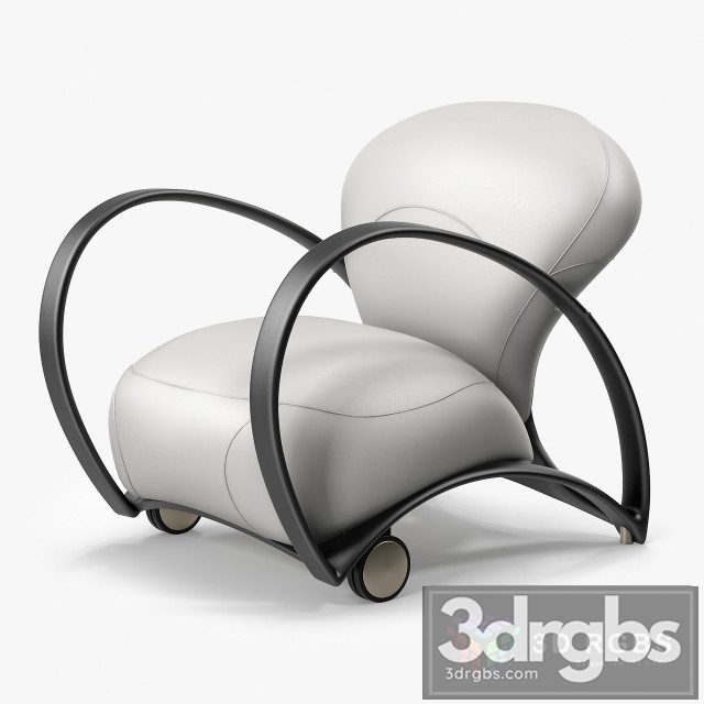 Giorgetti Branca Armchair 3dsmax Download - thumbnail 1