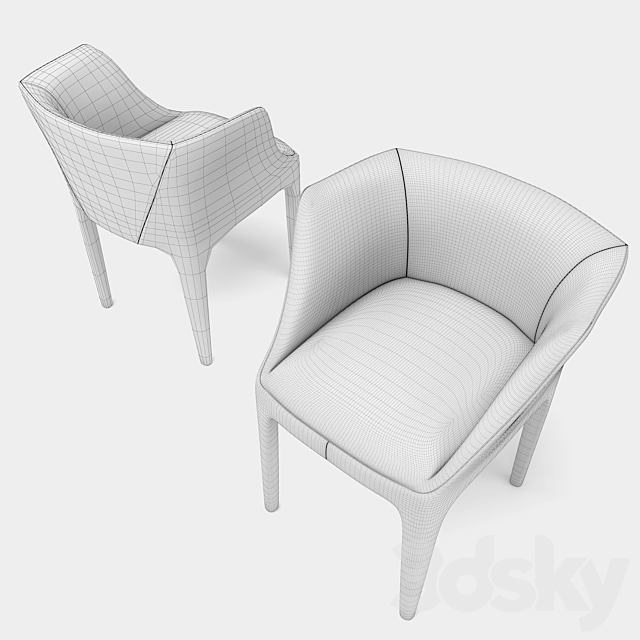 Giorgetti Diana 3DS Max Model - thumbnail 3