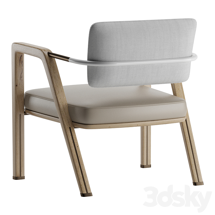 Giorgetti Elsa armchair 3DS Max Model - thumbnail 2