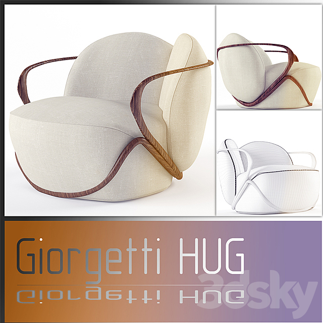 Giorgetti hug 3DSMax File - thumbnail 1