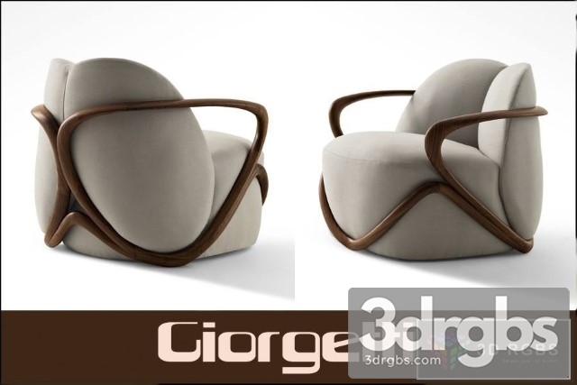 Giorgetti Hug Armchair 3dsmax Download - thumbnail 1