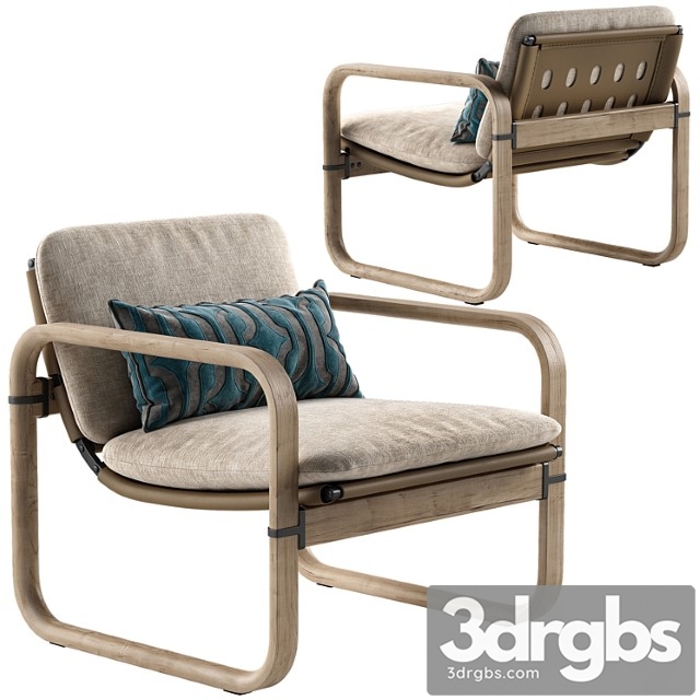 Giorgetti loop armchair 3dsmax Download - thumbnail 1