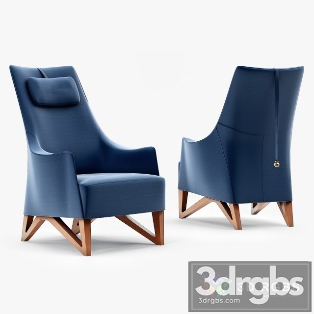 Giorgetti Mobius Armchair 3dsmax Download - thumbnail 1