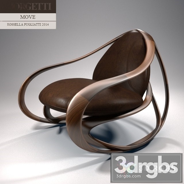 Giorgetti Move Armchair 3dsmax Download - thumbnail 1