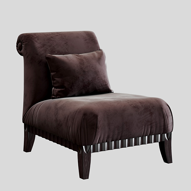 Giorgio Collection Occasional Arm chair 3D model 3DSMax File - thumbnail 1