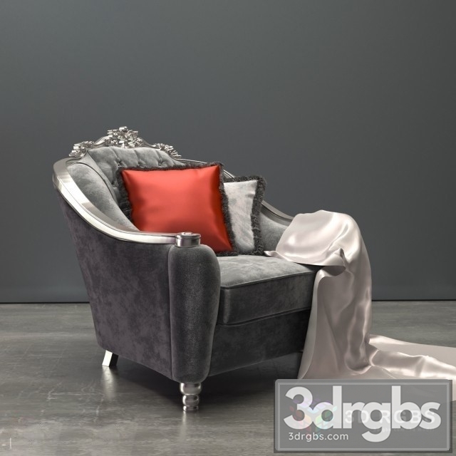 Giorgiocasa Poltrona Armchair 3dsmax Download - thumbnail 1