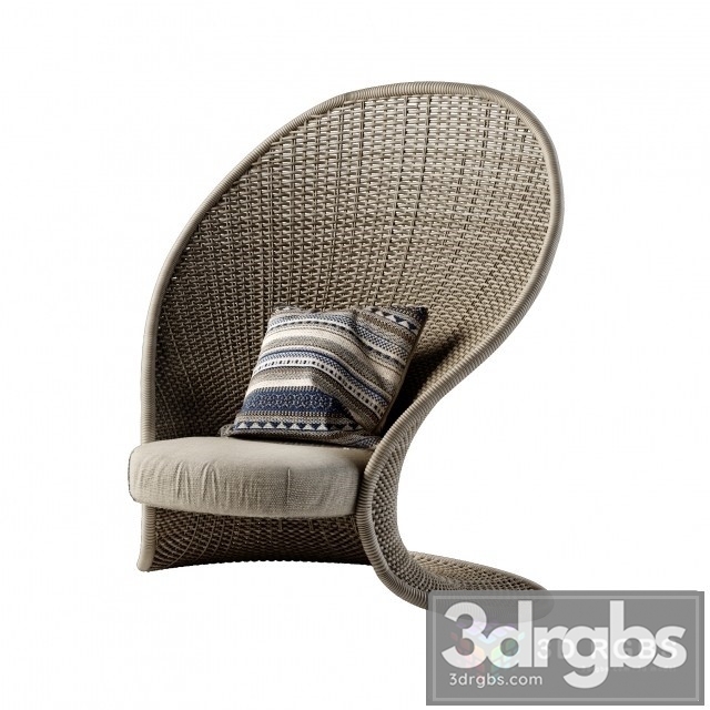 Giovanni Travasa Armchair 3dsmax Download - thumbnail 1