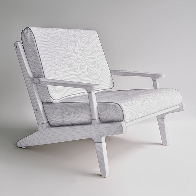 Gloster Bay lounge chair 3DSMax File - thumbnail 3