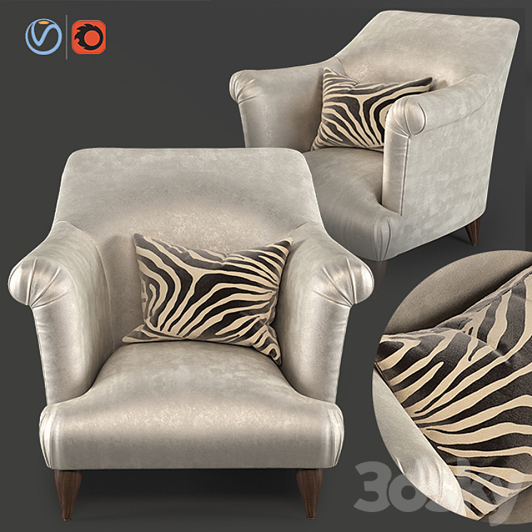 goddard-armchair_AS 3DS Max - thumbnail 1