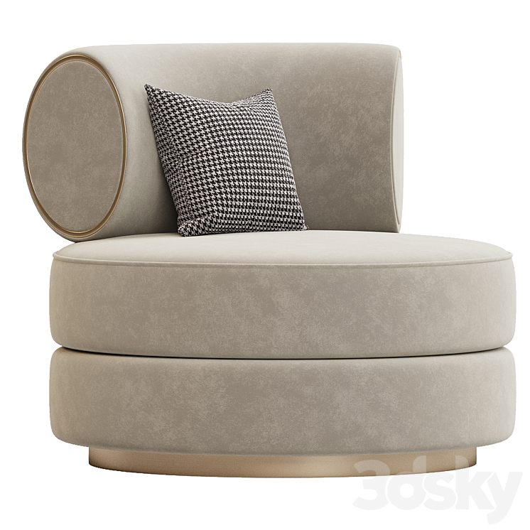 Goldconfort BOBOLI ARMCHAIR 3DS Max - thumbnail 1