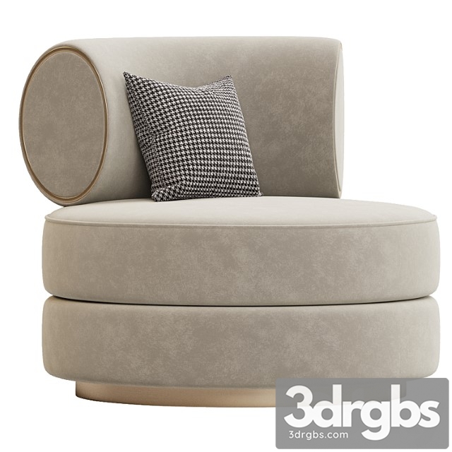 Goldconfort boboli armchair 3dsmax Download - thumbnail 1