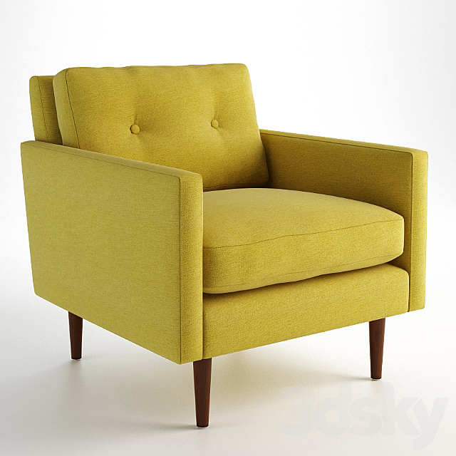 GRAMERCY HOME – NEW YORK ARMCHAIR 602.015 3DSMax File - thumbnail 1