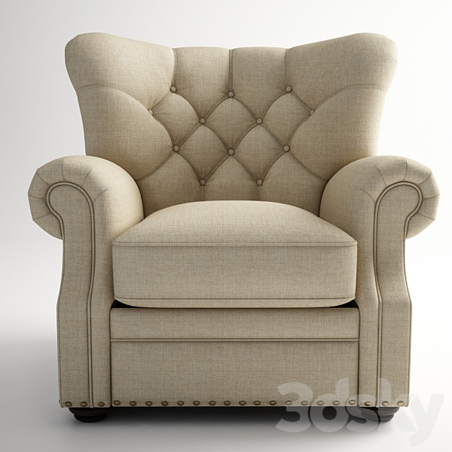 GRAMERCY HOME – ROCKFORD RECLINER 602.011 3DS Max Model - thumbnail 3