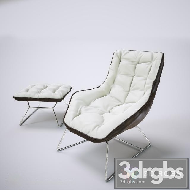 Grandtour Zanotta Armchair 3dsmax Download - thumbnail 1