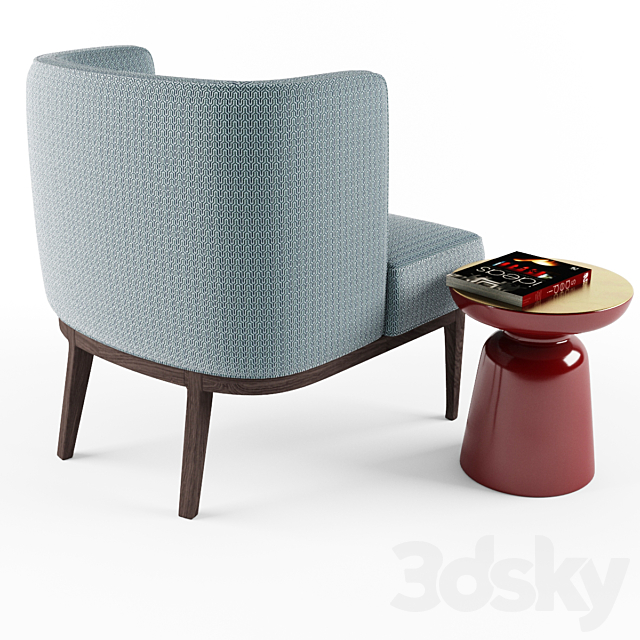 Grayson Chair 3DS Max Model - thumbnail 2