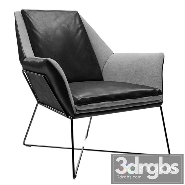 Greer Club Chair 3dsmax Download - thumbnail 1