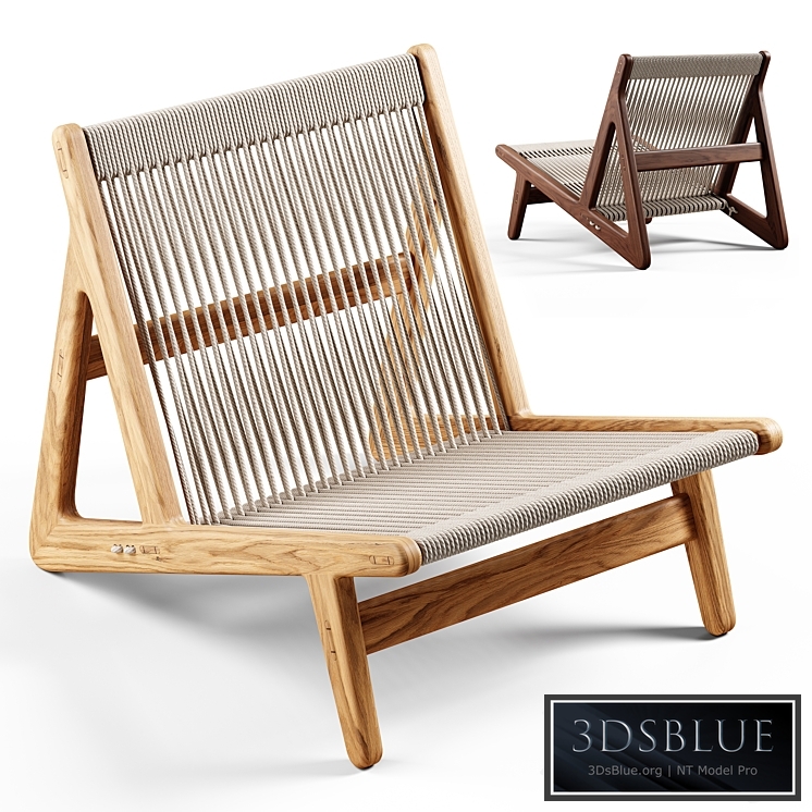 GUBI – MR01 Initial Lounge Chair 3DS Max - thumbnail 3