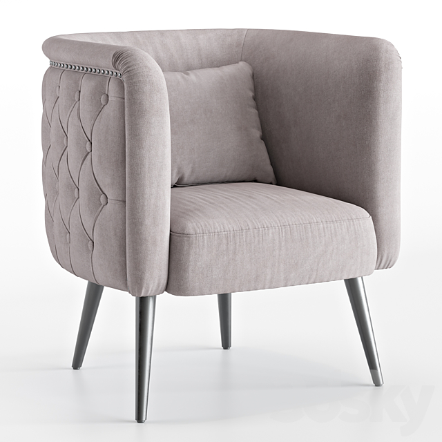 HAIDER chair 3ds Max - thumbnail 1