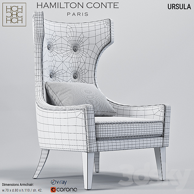 Hamilton Conte URSULA 3DSMax File - thumbnail 3