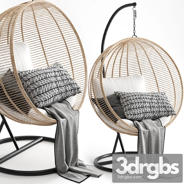 Hanging chair 2 3dsmax Download - thumbnail 1